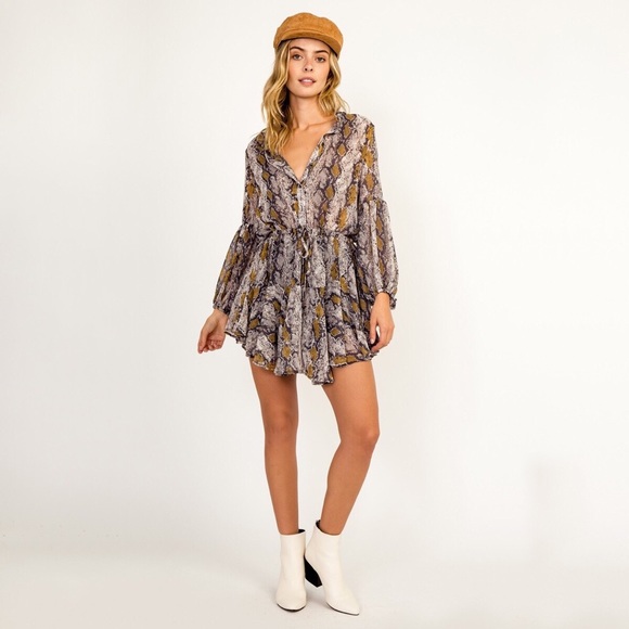 (LAST L) Kristy Cobra Swing Dress - Picture 3 of 5